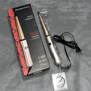 Remington Shine Therapy ½" - 1" Tapered Curling Wand Argan Oil & Keratin w/glove
